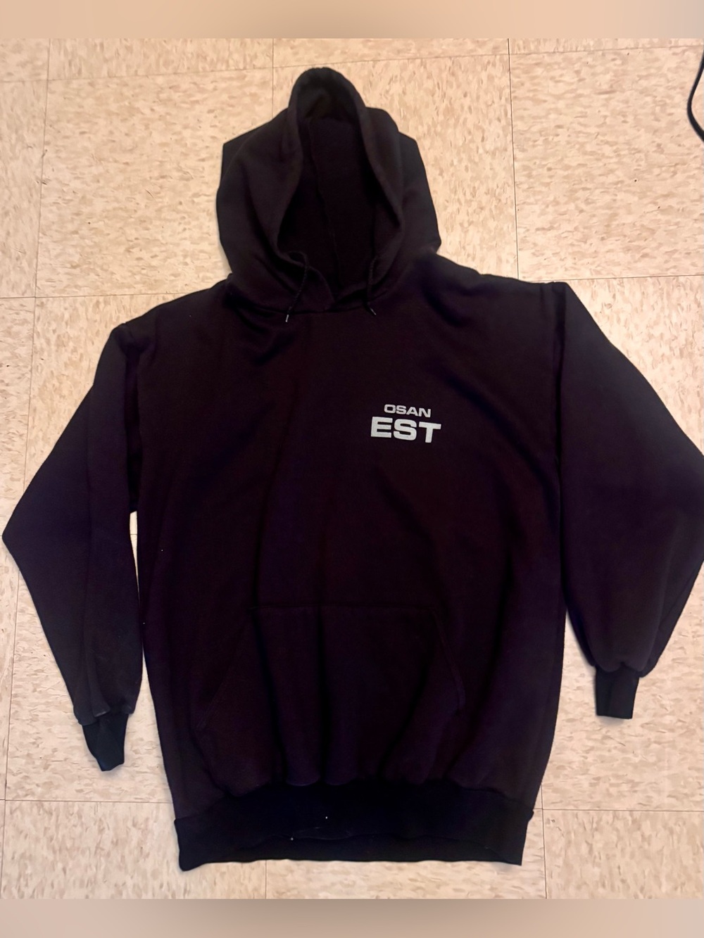 Vintage OSAN EST Hostage Rescue Counter Terrorism Black Hoodie. Size L